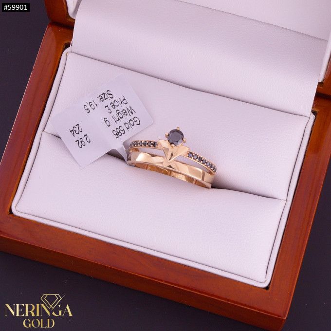 Rose gold women's ring #59901 Rose gold women's ring #59901