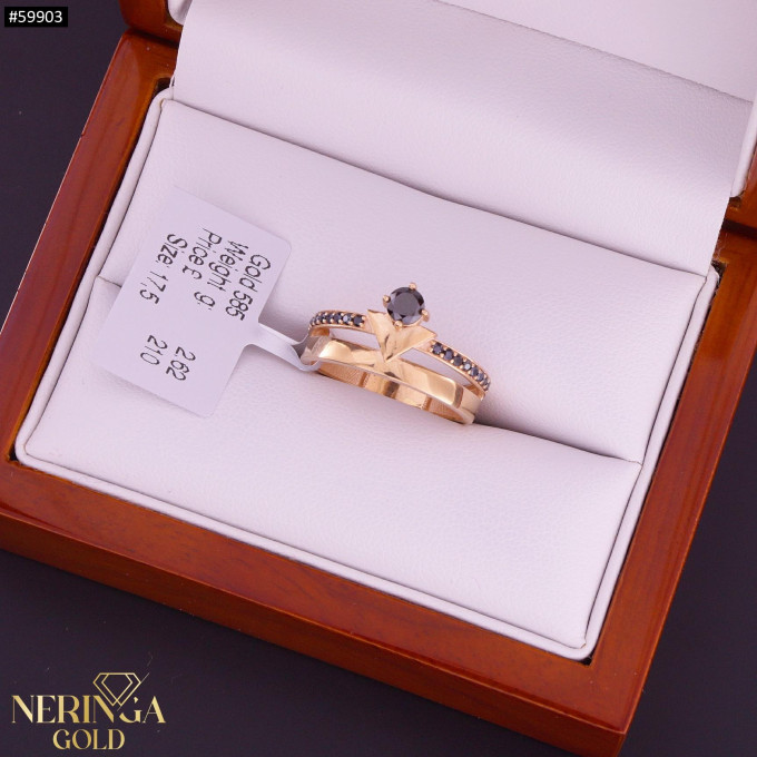 Rose gold women's ring #59903 Rose gold women's ring #59903