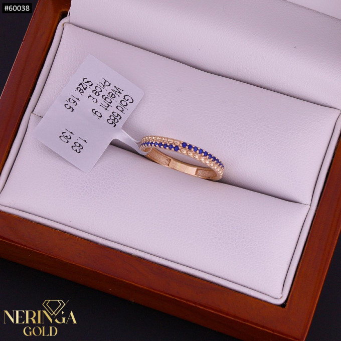 Rose gold women's ring #60038