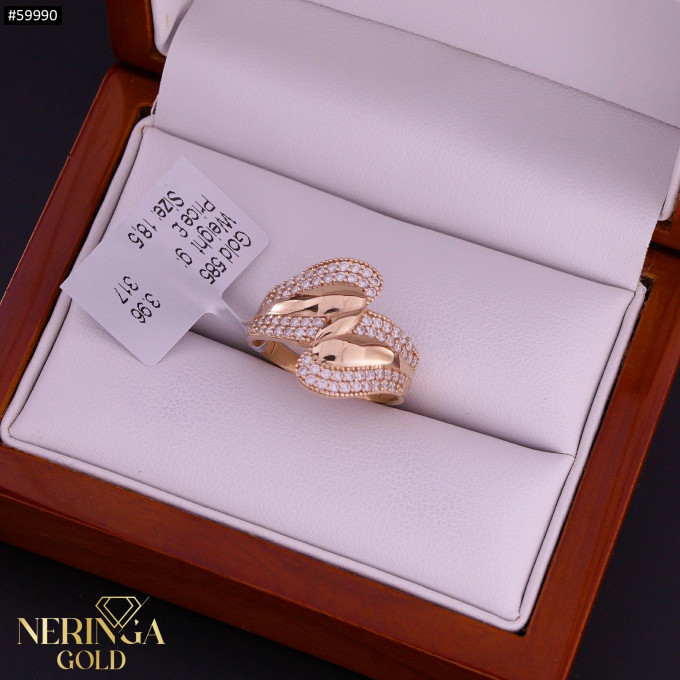 Rose gold women's ring #59990 Rose gold women's ring #59990