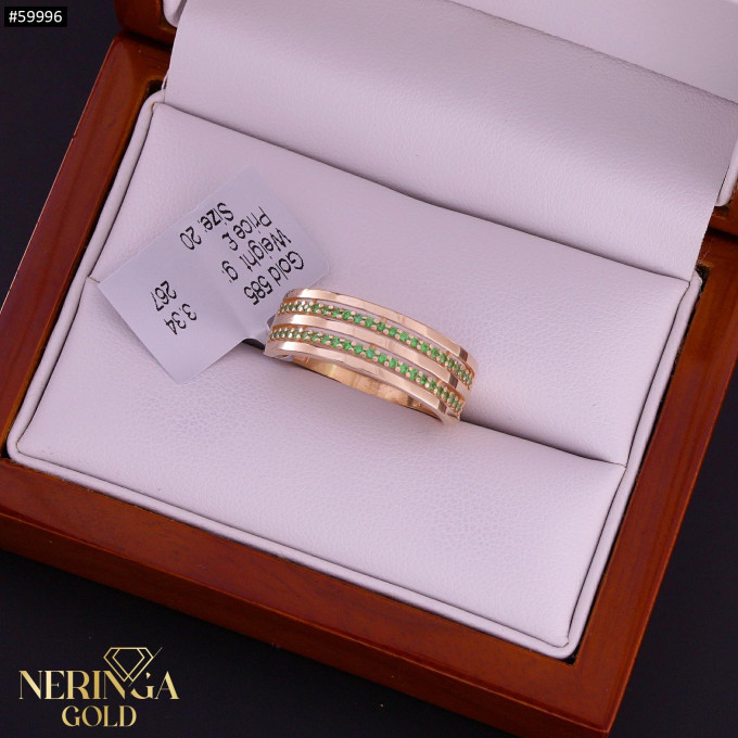 Rose gold women's ring #59996 Rose gold women's ring #59996