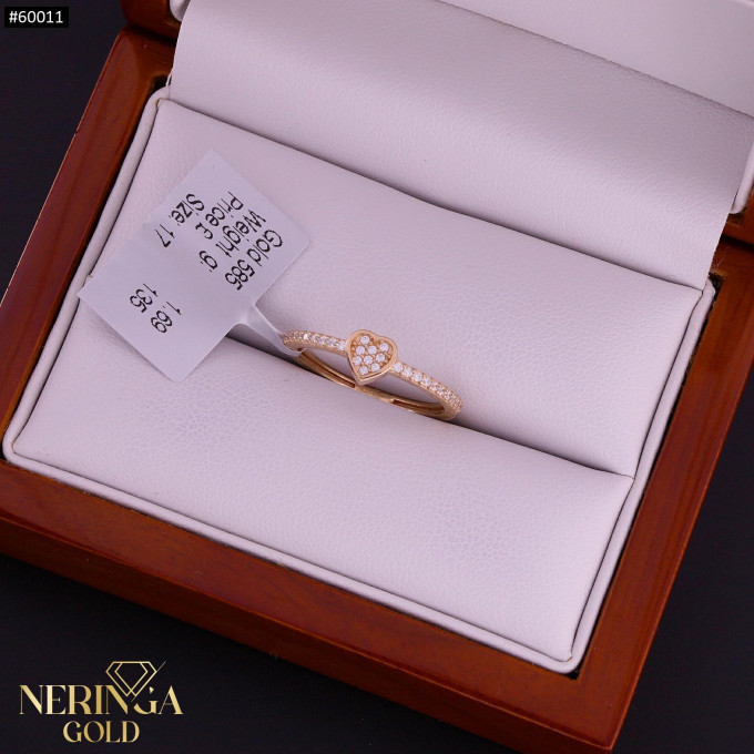 Rose gold women's ring #60011 Rose gold women's ring #60011