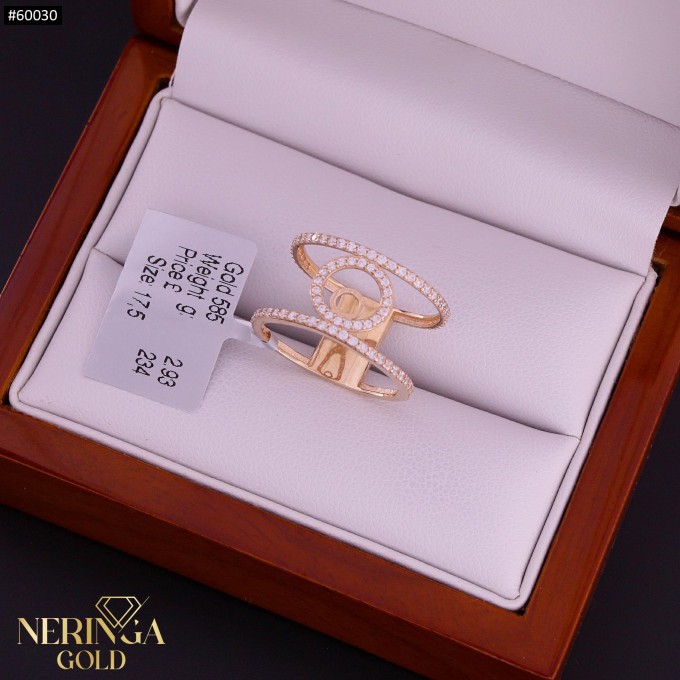 Rose gold women's ring #60030 Rose gold women's ring #60030