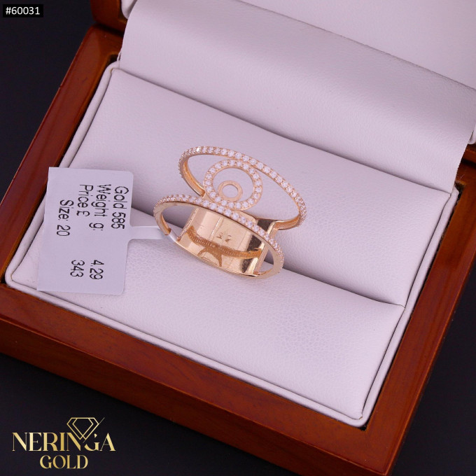 Rose gold women's ring #60031 Rose gold women's ring #60031