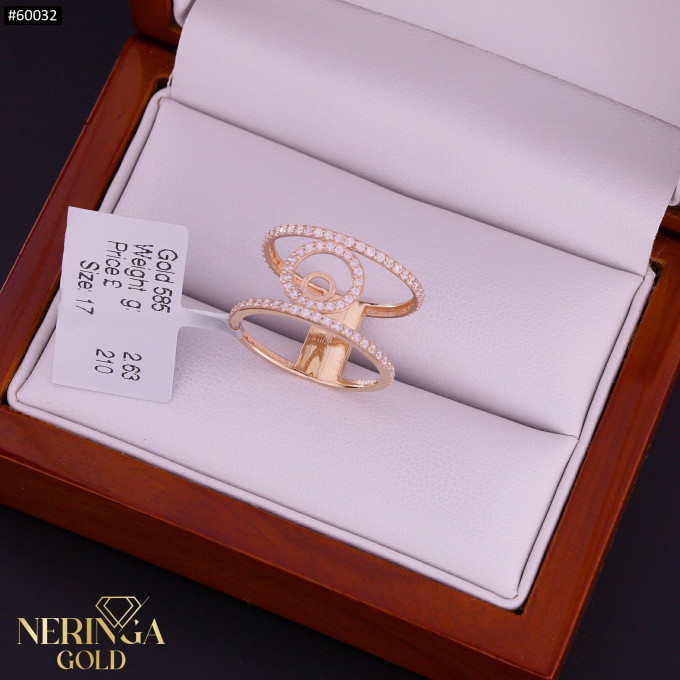 Rose gold women's ring #60032 Rose gold women's ring #60032