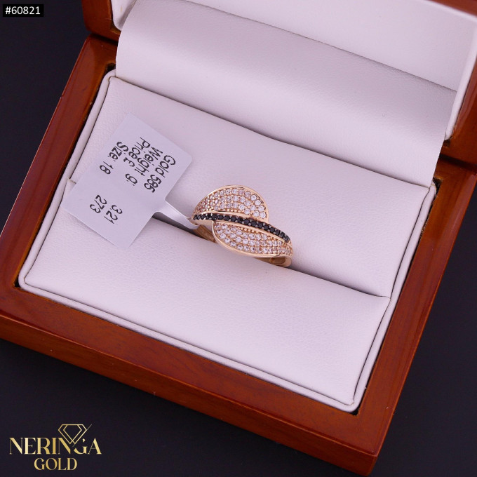 Rose gold women's ring #60821 Rose gold women's ring #60821