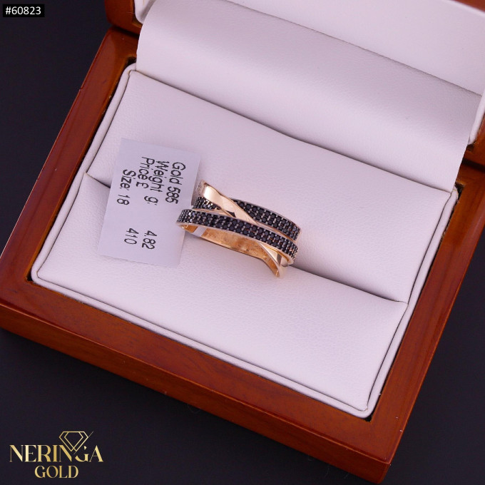 Rose gold women's ring #60823 Rose gold women's ring #60823
