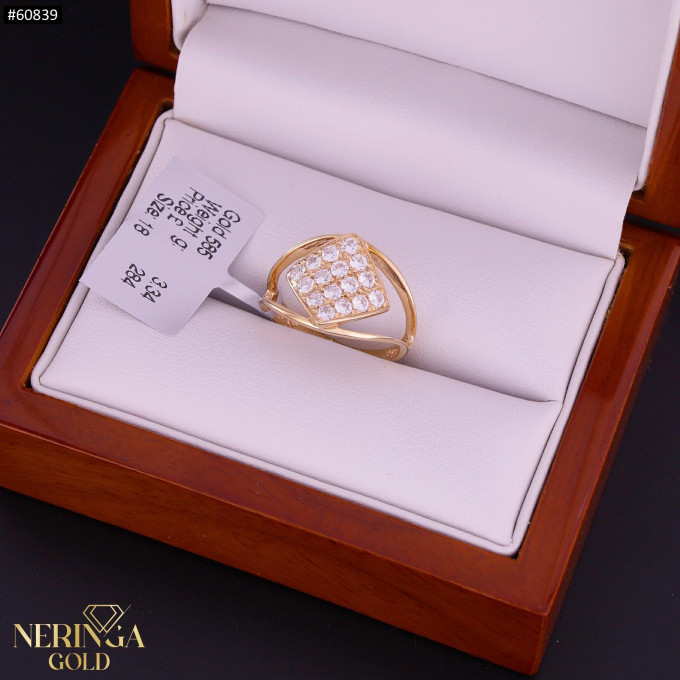 Rose gold women's ring #60839 Rose gold women's ring #60839