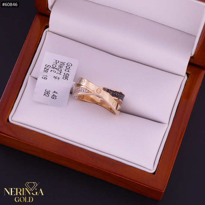 Rose gold women's ring #60846 Rose gold women's ring #60846