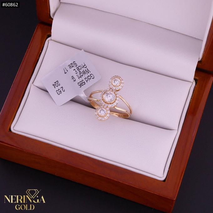 Rose gold women's ring #60862 Rose gold women's ring #60862