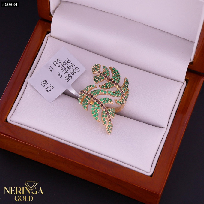 Rose gold women's ring #60884 Rose gold women's ring #60884