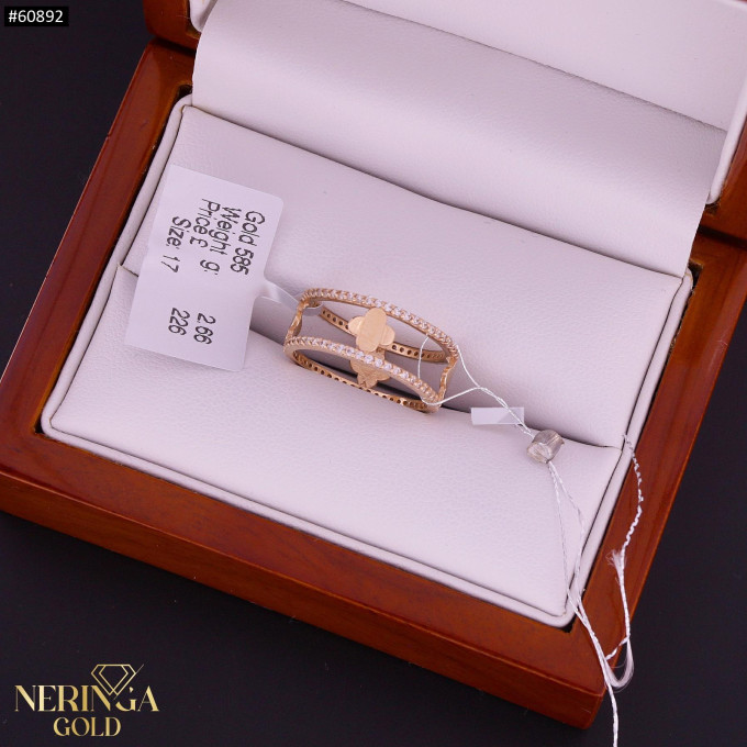 Rose gold women's ring #60892 Rose gold women's ring #60892