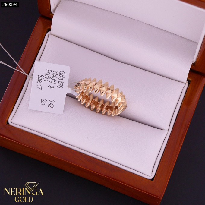 Rose gold women's ring #60894 Rose gold women's ring #60894