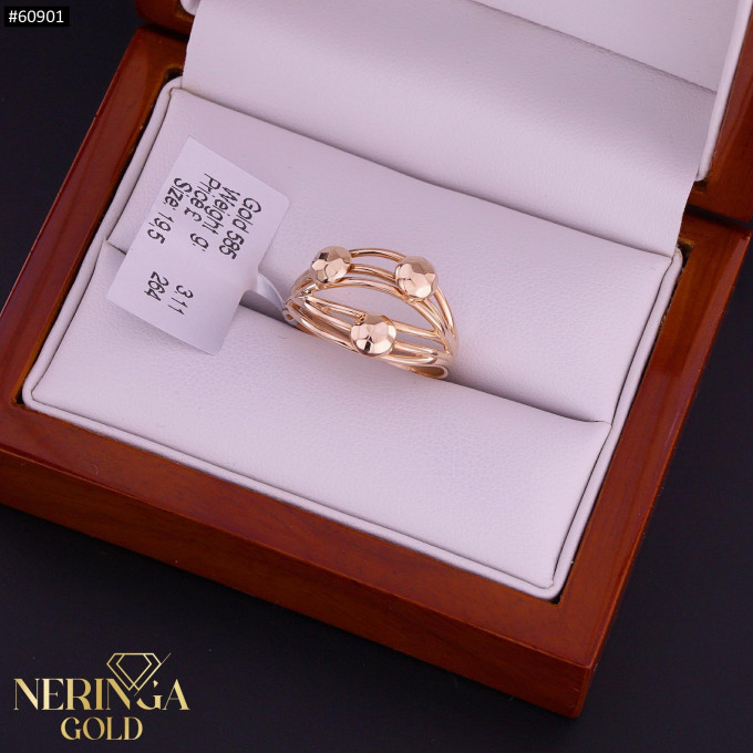 Rose gold women's ring #60901 Rose gold women's ring #60901
