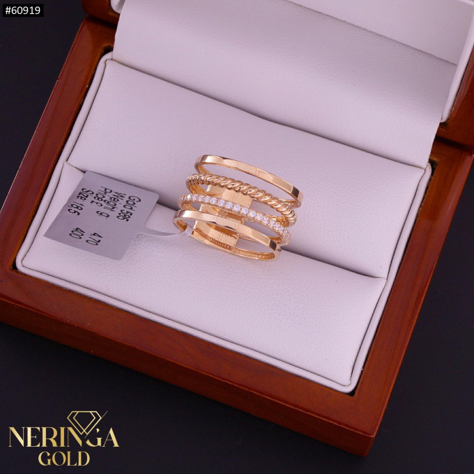 Rose gold women's ring #60919 Rose gold women's ring #60919