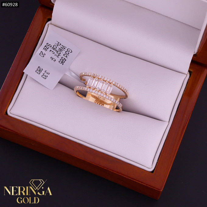Rose gold women's ring #60928 Rose gold women's ring #60928
