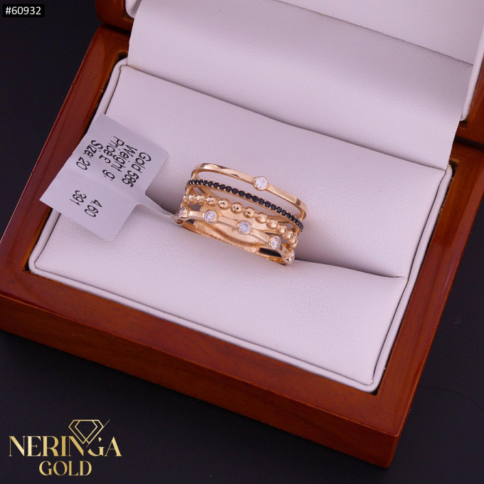Rose gold women's ring #60932 Rose gold women's ring #60932
