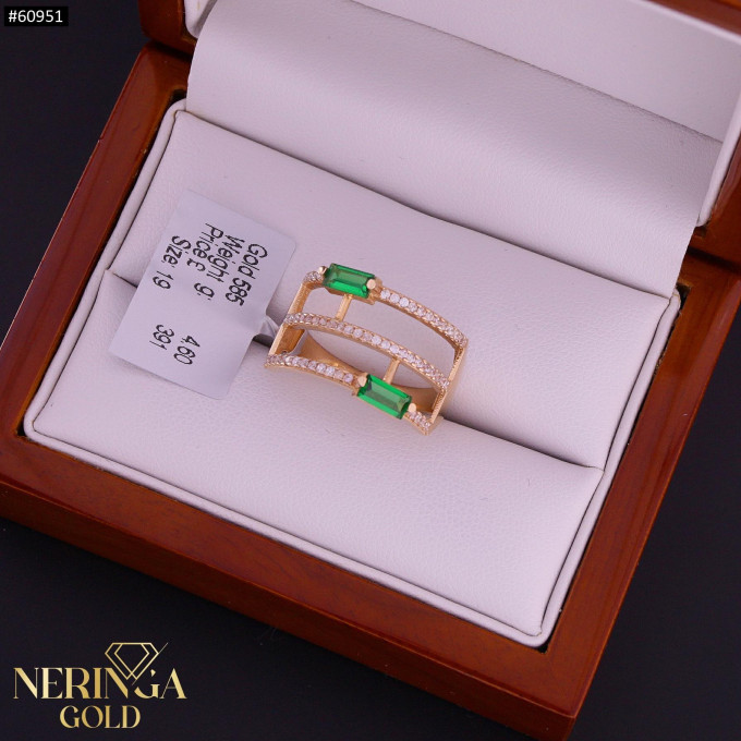 Rose gold women's ring #60951 Rose gold women's ring #60951