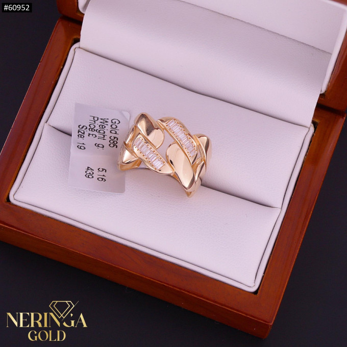 Rose gold women's ring #60952 Rose gold women's ring #60952