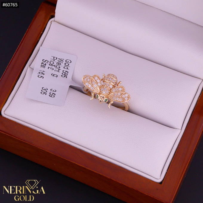 Rose gold women's ring #60765 Rose gold women's ring #60765