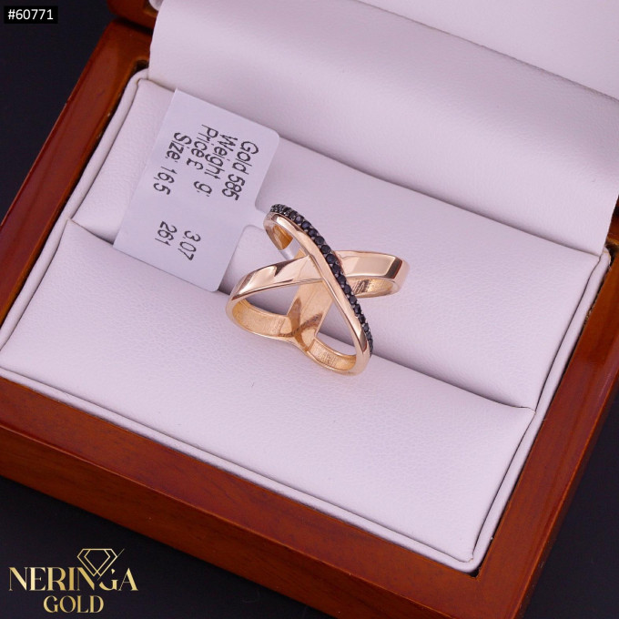 Rose gold women's ring #60771 Rose gold women's ring #60771