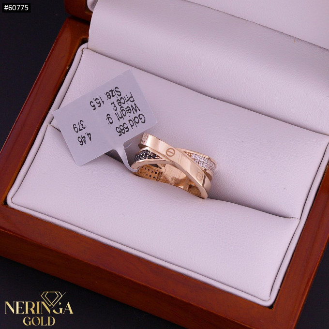 Rose gold women's ring #60775 Rose gold women's ring #60775