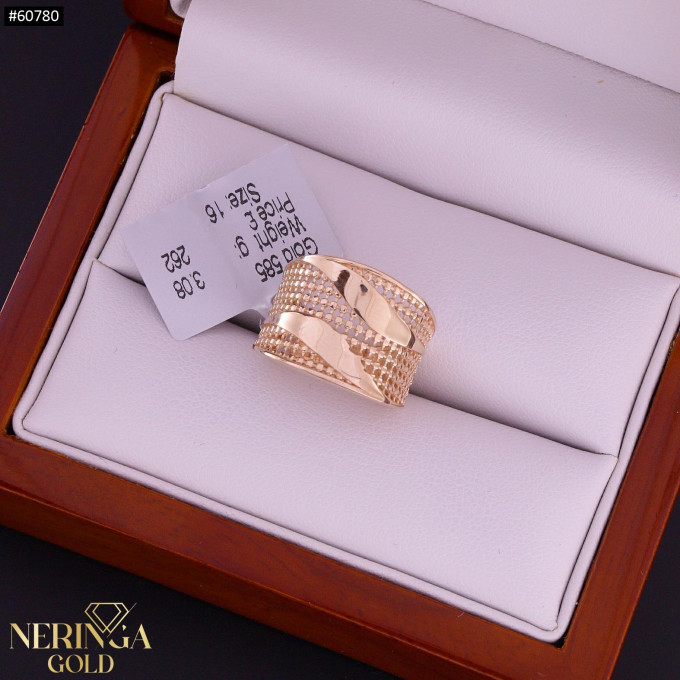 Rose gold women's ring #60780 Rose gold women's ring #60780