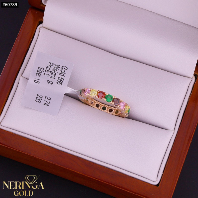 Rose gold women's ring #60789 Rose gold women's ring #60789