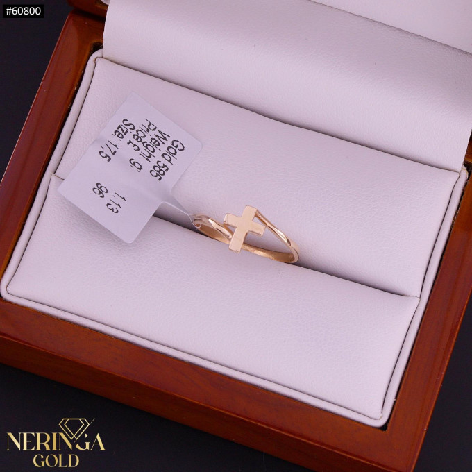 Rose gold women's ring #60800 Rose gold women's ring #60800