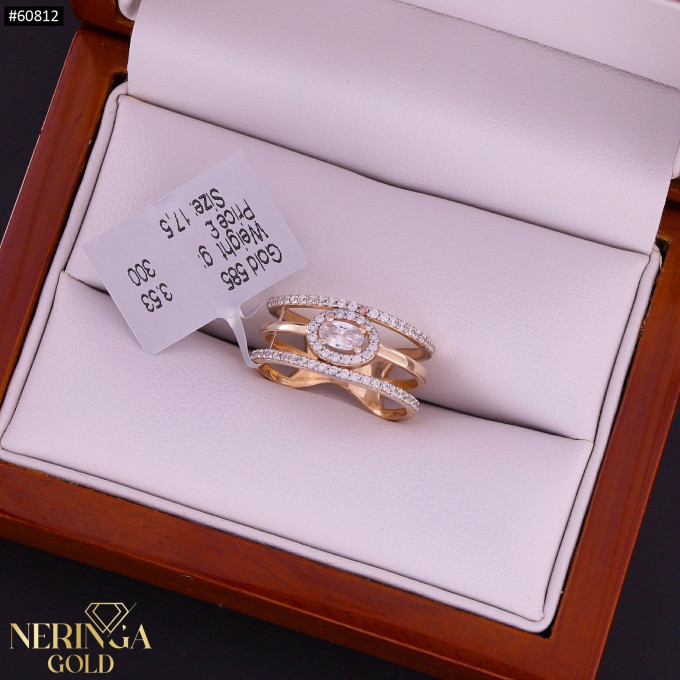 Rose gold women's ring #60812 Rose gold women's ring #60812