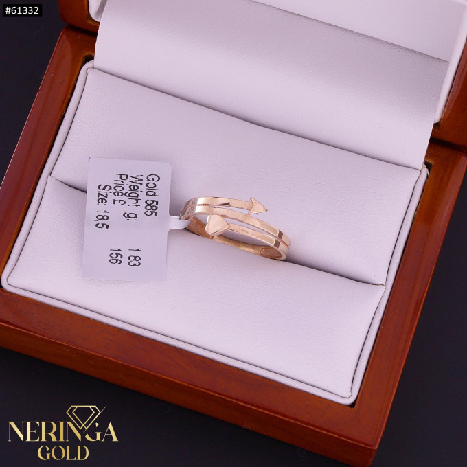 Rose gold women's ring #61332 Rose gold women's ring #61332