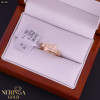 Rose gold women's ring #61333