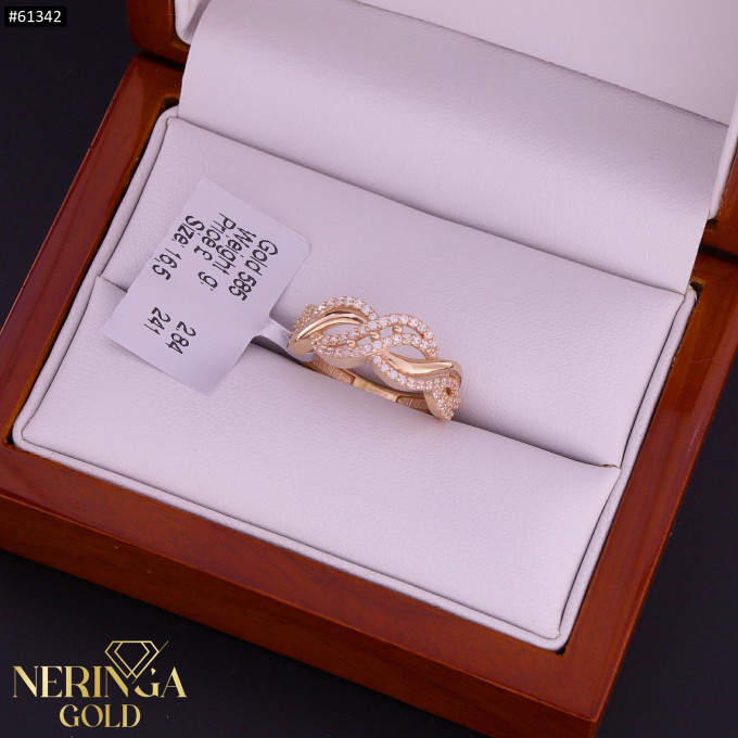 Rose gold women's ring #61342 Rose gold women's ring #61342
