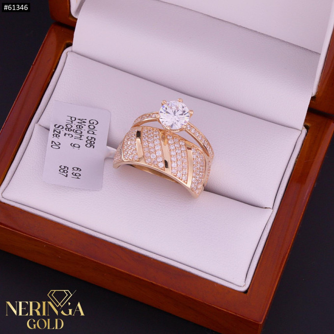 Rose gold women's ring #61346 Rose gold women's ring #61346