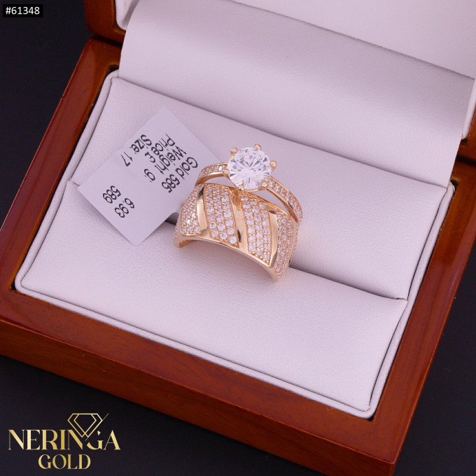 Rose gold women's ring #61348 Rose gold women's ring #61348