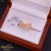 Rose gold women's ring #61355