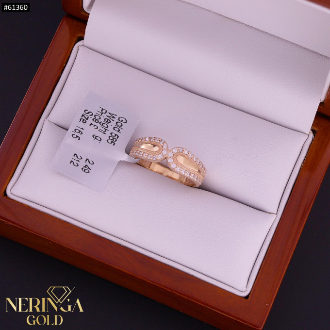Rose gold women's ring #61360 Rose gold women's ring #61360
