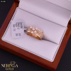 Rose gold women's ring #61382