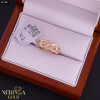 Rose gold women's ring #61387