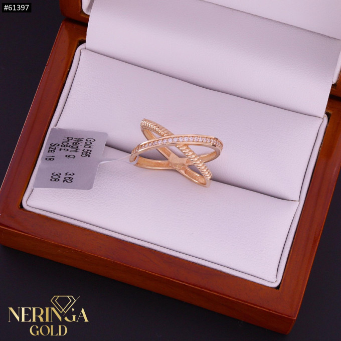 Rose gold women's ring #61397 Rose gold women's ring #61397