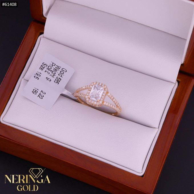 Rose gold women's ring #61408 Rose gold women's ring #61408