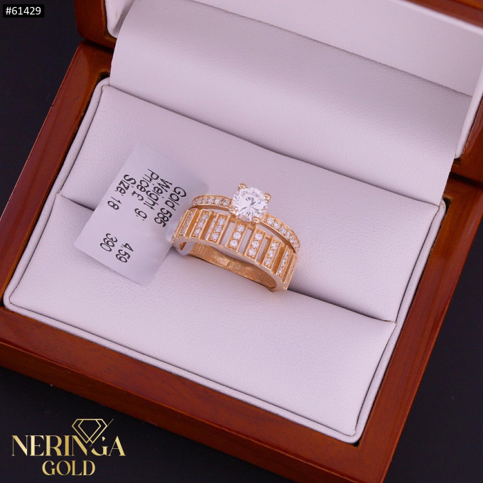 Rose gold women's ring #61429 Rose gold women's ring #61429