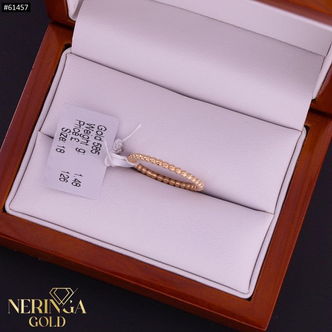 Rose gold women's ring #61457 Rose gold women's ring #61457