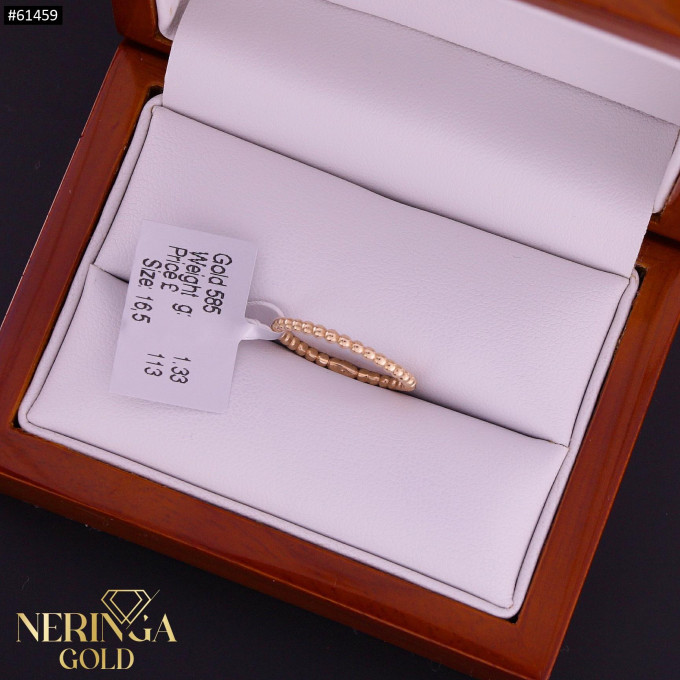 Rose gold women's ring #61459