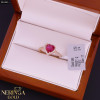 Rose gold women's ring #61245