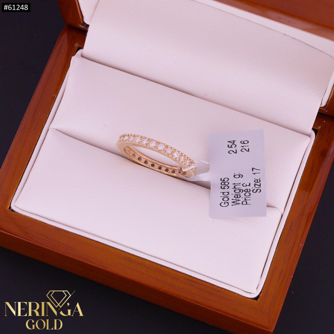 Rose gold women's ring #61248 Rose gold women's ring #61248