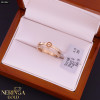 Rose gold women's ring #61262