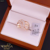Rose gold women's ring #61273