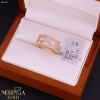 Rose gold women's ring #61274