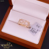 Rose gold women's ring #61276